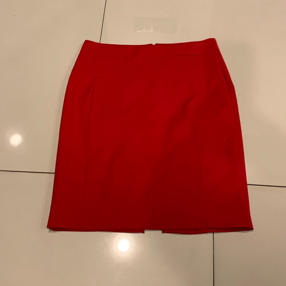 Express Red Midi Skirt Worn One Time!
